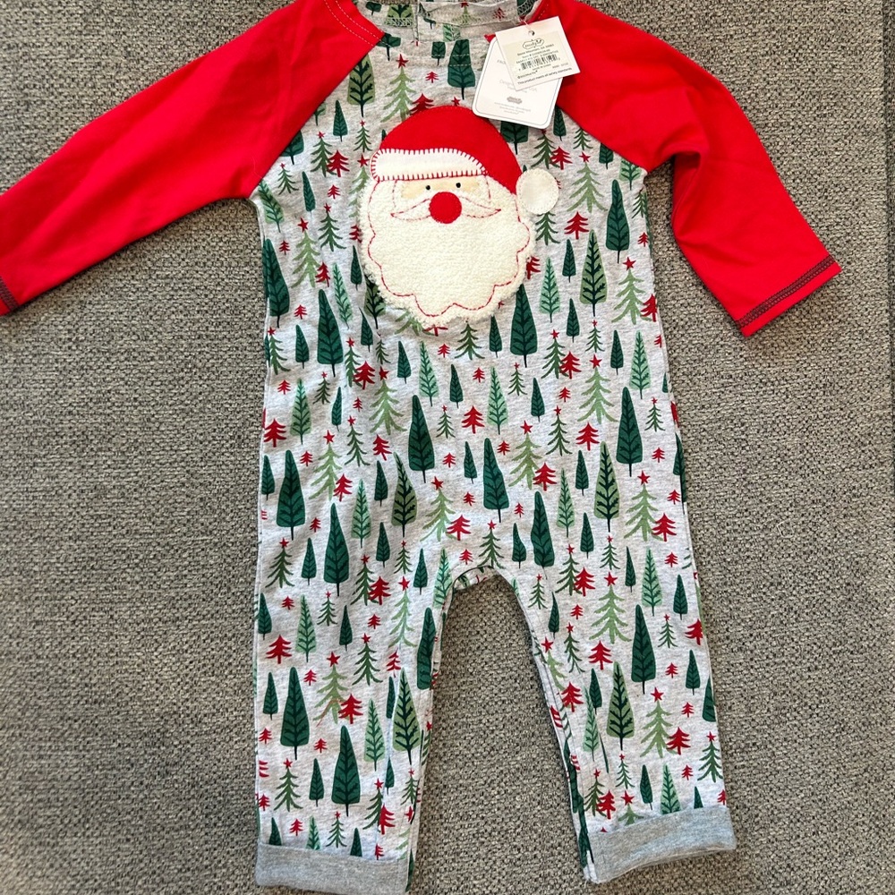 Festive Santa Kids One Piece